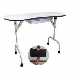 BIURKO SKŁADANE 4031 BIAŁE + TORBA